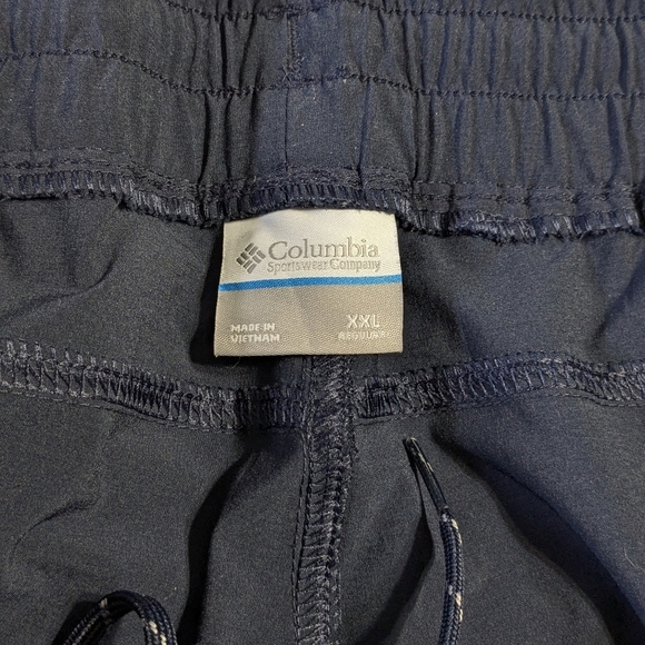 Columbia Omni Shade blue pants XXL 2XL drawstring, elastic cuffs - Picture 5 of 14
